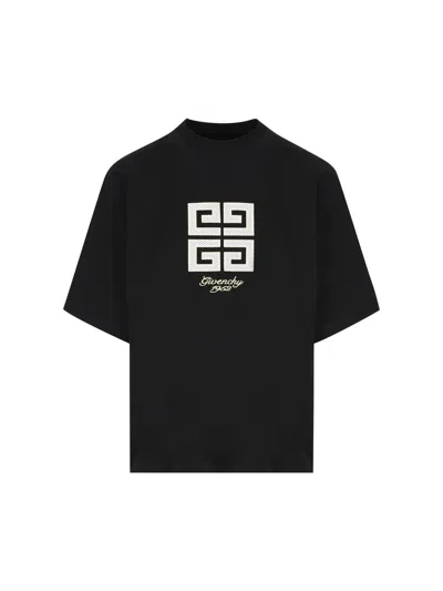 Givenchy New Studio Fit Oversize Logo Graphic T-shirt In Black