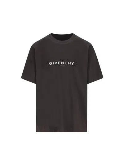 Givenchy T-shirt And Polo Shirt In Gray