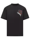 Givenchy G Patch College Crewneck T-shirt In Black