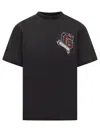 Givenchy G Patch College Crewneck T-shirt In Black