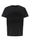 Givenchy Layered Crew-neck Stonewashed T-shirt In Black