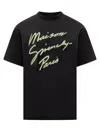 Givenchy Embroidered Logo Crewneck T-shirt In Black