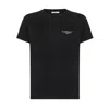 Givenchy Black Cotton Jersey Crewneck T-shirt In Black
