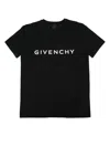 Givenchy Logo-print Short-sleeve T-shirt In Black
