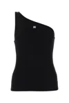 Givenchy Asymmetric Shoulder Top In Black