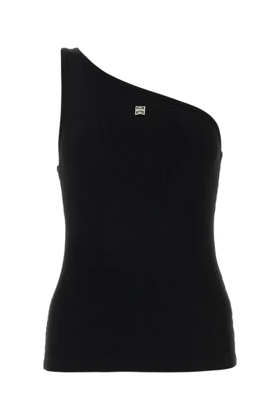 Givenchy Black Stretch Viscose Blend Top