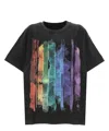 Givenchy Cotton Crew Neck T-shirt With Graphic Print In Black