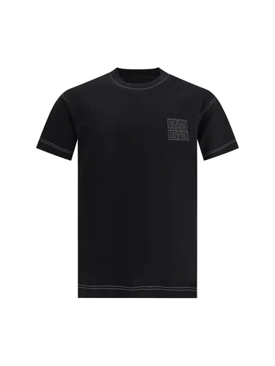 Givenchy Men T-shirt With Logo In Black