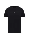 Givenchy 4g Logo Crewneck T-shirt In Black/silver