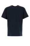 Givenchy Dark Blue Cotton T-shirt In Blue