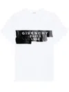 Givenchy White T-shirt With Lettering Logo On The Front In Cotton Woman In White