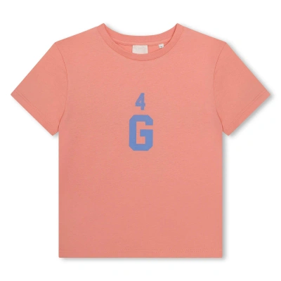 Givenchy Kids' T-shirt Con Logo In Orange