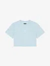 GIVENCHY CROPPED 4G LIQUID T-SHIRT IN COTTON