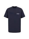 Givenchy 4g-print Cotton T-shirt In Deep Blue