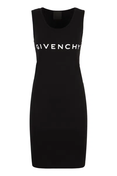 Givenchy T-shirt Dress In Black