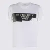 Givenchy White T-shirt With Lettering Logo On The Front In Cotton Woman In Black