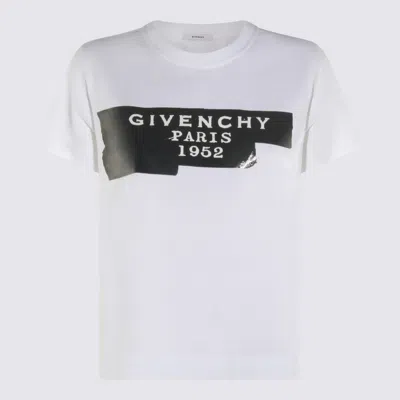 Givenchy T-shirt E Polo Bianco In Black