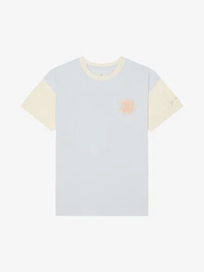Givenchy T-shirt En Coton Avec Broderie Hg In White