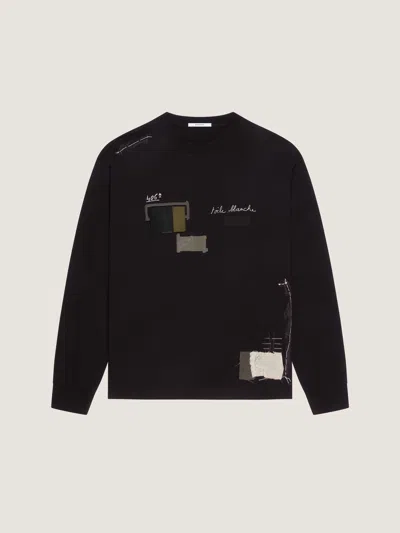 GIVENCHY T-SHIRT EN COTON AVEC MOTIF TROMPE L'ŒIL ATELIER
