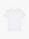 GIVENCHY T-SHIRT IN MERCERIZED COTTON WITH 4G DETAIL