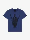 Givenchy T-shirt In Knit With Hubert Objects In Multicolor