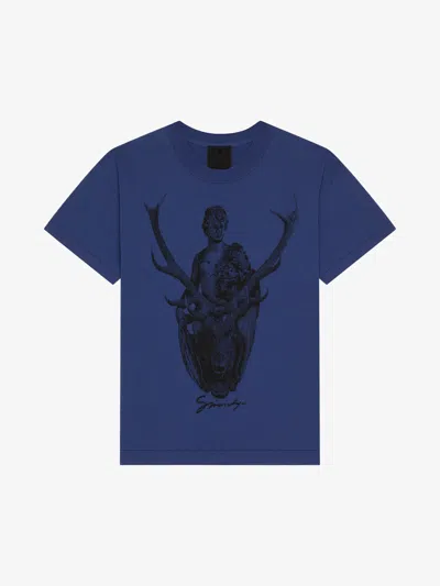 Givenchy T-shirt In Knit With Hubert Objects In Multicolor
