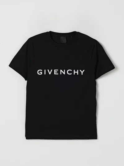 GIVENCHY T-SHIRT GIVENCHY KIDS COLOR BLACK,436084002