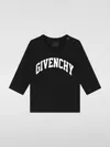Givenchy Black Cotton Jersey With Logo In Schwarz