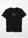 Givenchy Boxy Fit T-shirt In Cotton With Reflective Artwork In Schwarz