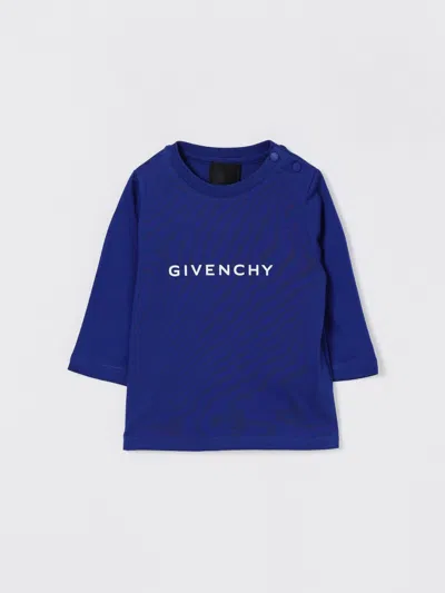 Givenchy Babies' T-shirt  Kids Color Blue In Animal Print