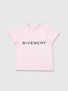T恤 GIVENCHY 儿童 颜色 粉色