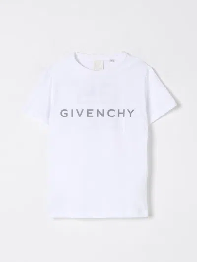 GIVENCHY T-SHIRT GIVENCHY KIDS COLOR WHITE,425768001