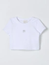 GIVENCHY T-SHIRT GIVENCHY KIDS COLOR WHITE,F25793001