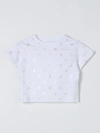 GIVENCHY T-SHIRT GIVENCHY KIDS COLOR WHITE,F27083001