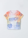 GIVENCHY T-SHIRT GIVENCHY KIDS COLOR WHITE,F33466001