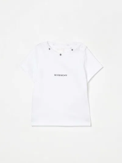 GIVENCHY T-SHIRT GIVENCHY KIDS COLOR WHITE,G77107001