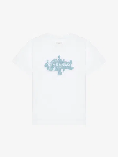 GIVENCHY GIVENCHY REVERSE T-SHIRT IN COTTON WITH HUBERT OBJECTS