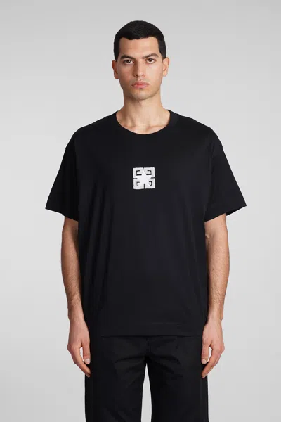 Givenchy Black 4g Stars T-shirt In Nero