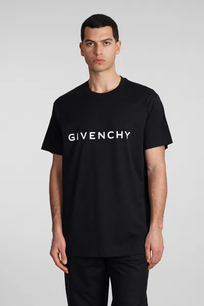 Givenchy T-shirt In Black Cotton In Gray