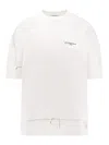 Givenchy Ribbed Crew-neck Cotton T-shirt With Graphic Print In White