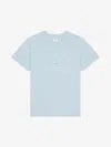 Givenchy Jacquard-pattern Towelling-finish T-shirt In Blue