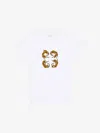 Givenchy 4g Leopard Print T-shirt In White