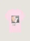 Givenchy T-shirt In Cotton With Archive Print In Pink