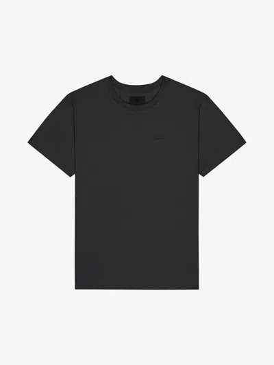 Givenchy Men's Jersey Crest-print T-shirt In Charcoal