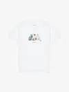 Givenchy T-shirt In Cotton With Cats Print In White