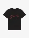 Givenchy T-shirt In Cotton With Chandelier And Snake Print In Black