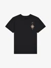 Givenchy T-shirt In Cotton With Embroidered Chandelier And Pearls