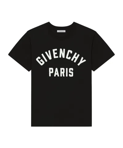 Givenchy Short Sleeve Crew Neck T-shirt Design In Black