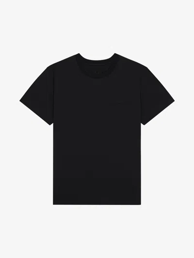 Givenchy Men's Jersey Crest-print T-shirt In Charcoal