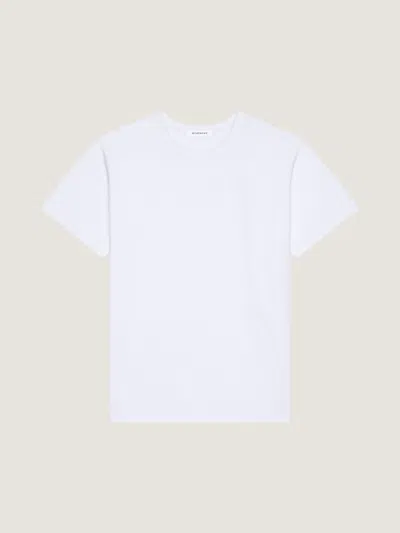 Givenchy T-shirt In Cotton With  Stamp Print In White